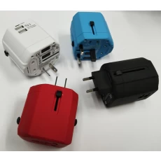 중국 올인원 멀티 플러그 소켓 여행용 전원 어댑터 범용 태블릿 모바일 충전기 USB 휴대용 충전기 제조업체