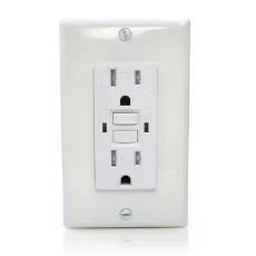 China GFCI outlet receptacle 125V 15amp electrical socket TR with protecting American GFCI Sockets (Self-Test) manufacturer