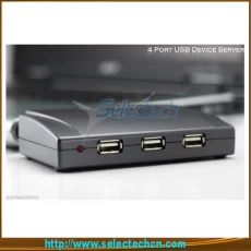 중국 핫 판매의 1000M / 100M / 10M 4 포트 네트워킹 USB 2.0 서버 SE-SK-304U 제조업체