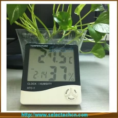 الصين شاشة LCD الرطوبة الرقمية مقياس الحرارة في الأماكن المغلقة SE-HTC-1 الصانع