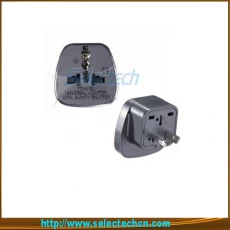 China Safe Multi Adapter Series Sale In Bulk South Africa Universal Trip Plug Converter With Security Gate SES-17 manufacturer
