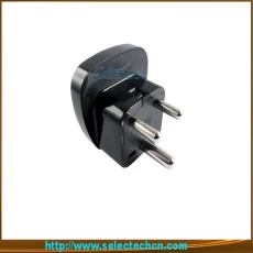 China Unique Design Plug Adapter To South Africa Travel Adapter Plug With Secuity Gate  SES-10 manufacturer