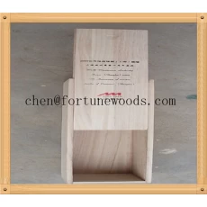 Cina La Cina fornisce scatola di legno piccolo con coperchio scorrevole produttore