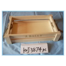 China Eco friendly paulownia wood crates slat style manufacturer