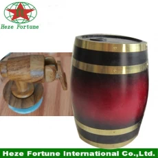 China Barril de madeira de pinho estoque 1.5L massa com saco de grau alimentício fabricante