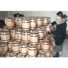 Cina mini barilotto di legno di quercia 1.5L, 3L, 5L con borsa interna produttore