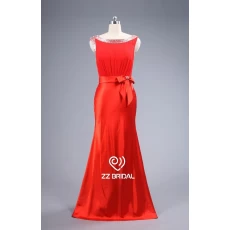 Chiny ZZ Suknie ślubne pasek z cekinami łodzi szyi syrenka długie suknie wieczorowe producent