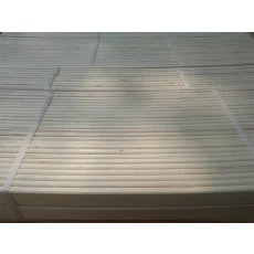 الصين منحنى ابيض والخشب الرقائقي الحور الشرائح السرير المسطح ل الصانع