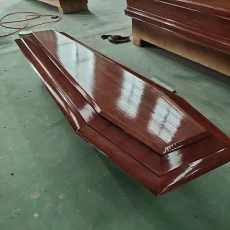 China Used funeral coffins for Europe Market manufacturer