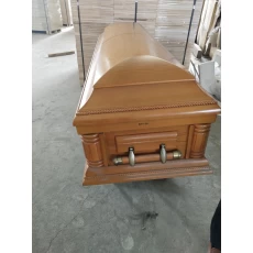 中国 hardwood coffins with carving US and Europe coffins 制造商