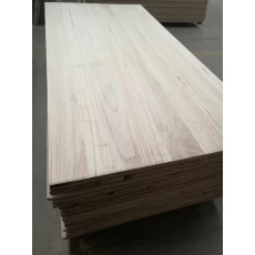China Paulownia Rand Holzplatten mit gebleichten weißen Farbe Hersteller