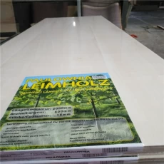 China paulownia panels shrink wrapped individually with leaflet for DIY manufacturer