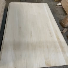 Cina Paulownia Wood Poplar Wood and Pine Wood Edge bordo incollato per kit di bara e cofanetti produttore