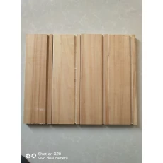 China poplar edge glued solid board with UV3S（clear coat) and dovetail groove manufacturer