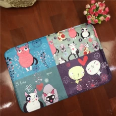 China Kleurrijke Cartoon Animal Printing Foam Floor Mat fabrikant