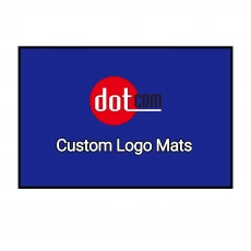 China Dotcom Indoor/Outdoor Floor Door Mats Ink Jet Printed Nylon Rubber Vinyl Premium Custom Design Logo Mat manufacturer
