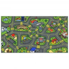 China Educational City Map Kids Playtime Carpet fabricante