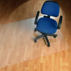 China Voor harde vloeren en tapijt tegels Office PVC stoel Mat fabrikant
