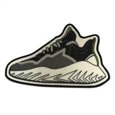 중국 Inkjet Printed Shoes Shaped Logo Mat 제조업체