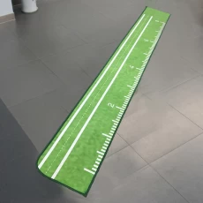 China Polyester oppervlak golf oefenmat sublimatie afdrukken golftapijten fabrikant