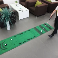 China Real Feel golfmatten putting green Indoor Mini Golf Practice Hitting Mat fabrikant