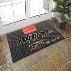 Chine Rubber Mats Machinery Custom Commercial Printed Floor Mats fabricant