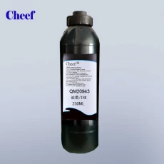 China 230 ml 0,23 L großer Charakter Tintenstrahldrucker schwarze Tinte 20943 für Videojet DOD Sumpftinte Hersteller