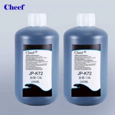 China Black Ink JP-K72 for Hitachi CIJ Printing 1000ml manufacturer