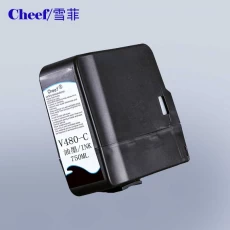 Çin Kaliteli alternatif beyaz mürekkep V480-C videojet kodlama baskı makinesi ile ucuz fiyat üretici firma