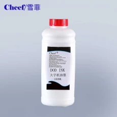 الصين رخيصة قابلة للاستبدال 1000ML حرف كبير الحبر الأبيض دود على صناعة الصلب للطابعة النافثة للحبر دود الصانع