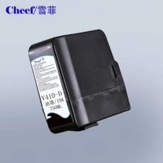 China Kompatible schwarze Videojet Tinte V410 d für Videojet CIJ Tintenstrahldrucker Hersteller
