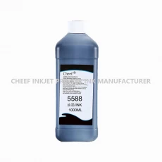 China Consumables Black ink 5588 printing ink for imaje inkjet printer manufacturer