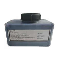 China Fast drying black ink IR-045RG printing ink on metal for Domino manufacturer