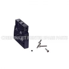 China GUTTER BLOCK TWIN JET spare parts EB28592 for Imaje 90 series inkjet printers manufacturer