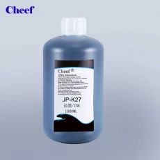 Çin Hitachi Printer JP-K27 için yüksek yapışma siyah CIJ Inkjet mürekkep üretici firma