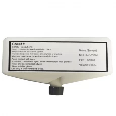 porcelana Código de impresora de inyección de tinta solvente MC-299YL eco solvente tinta para Domino fabricante