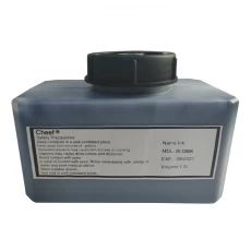 China Tinta de impressão a jato de tinta com baixo odor de tinta IR-138BK em plástico para Dominó fabricante