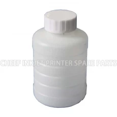 China Ersatzteile für Tintenstrahldrucker 0123 INK CARTRIDGE FLASCHE FOR LINX WHITE CAP 0.5L Hersteller