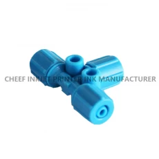 China Inkjet printer spare parts CONNECTOR TUBE TEE FESTO 4mm ID DB14170  for Domino inkjet printer manufacturer