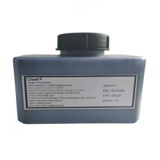 China Tinta de impressão IR-234BK tinta de lavagem alcalina resistente a baixa temperatura para Dominó fabricante