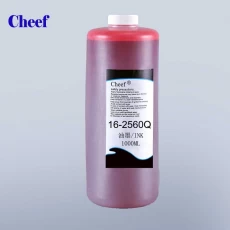 porcelana Tinta roja 16-2560Q para la impresora industrial del chorro de tinta de VideoJet fabricante