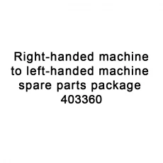 China TTO spare parts  Right-handed machine to left-handed machine spare parts package 403360 for Videojet TTO 6210 printer manufacturer
