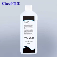 Chine Solution de nettoyage WL200 pour machine d'imprimante à jet d'encre Domino 1000 ml fabricant