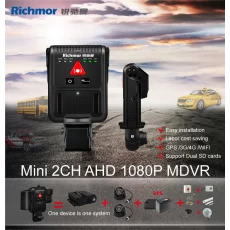 China 4 channel 1080P GPS 3G 4G Wifi mini size mdvr Black Box Car mobile DVR fabrikant