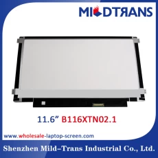 China 11.6 "AUO WLED notebook backlight B116XTN02.1 TFT LCD 1366 × 768 cd / m2 220 C / R 500: 1 fabricante