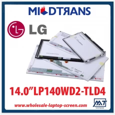porcelana 14.0 "LG Display WLED cuaderno retroiluminación LED de pantalla de computadora personal LP140WD2-TLD4 1600 × 900 cd / m2 250 C / R 350: 1 fabricante