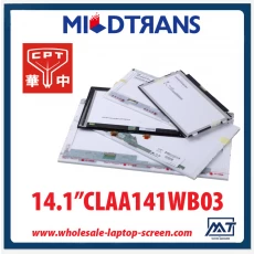 China 14.1" CPT CCFL backlight notebook pc LCD panel CLAA141WB03 1280×800 cd/m2 220 C/R 350:1  manufacturer