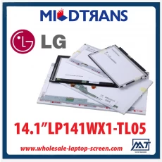 China 14.1" LG Display CCFL backlight notebook personal computer LCD panel LP141WX1-TL05 1280×800 cd/m2 185 C/R 350:1 manufacturer