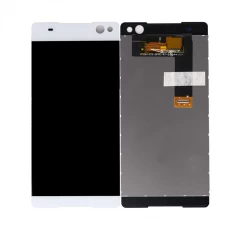 Китай 6.0 "ЖК-экран с сенсорным экраном для Sony Xperia C5 Ultra Display мобильный телефон в сборе белый производителя