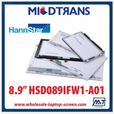 China 8.9 "HannStar WLED backlight laptop display LED HSD089IFW1-A01 1024 × 600 cd / m2 180 C / R 500: 1 fabricante